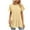 Yellow, variant on Fesfesfes Loose Fitting Tops for Womens Casual Solid Color Round Neck Short Sleeve Tops Blouses Womens Casual Tops 12(XXL)