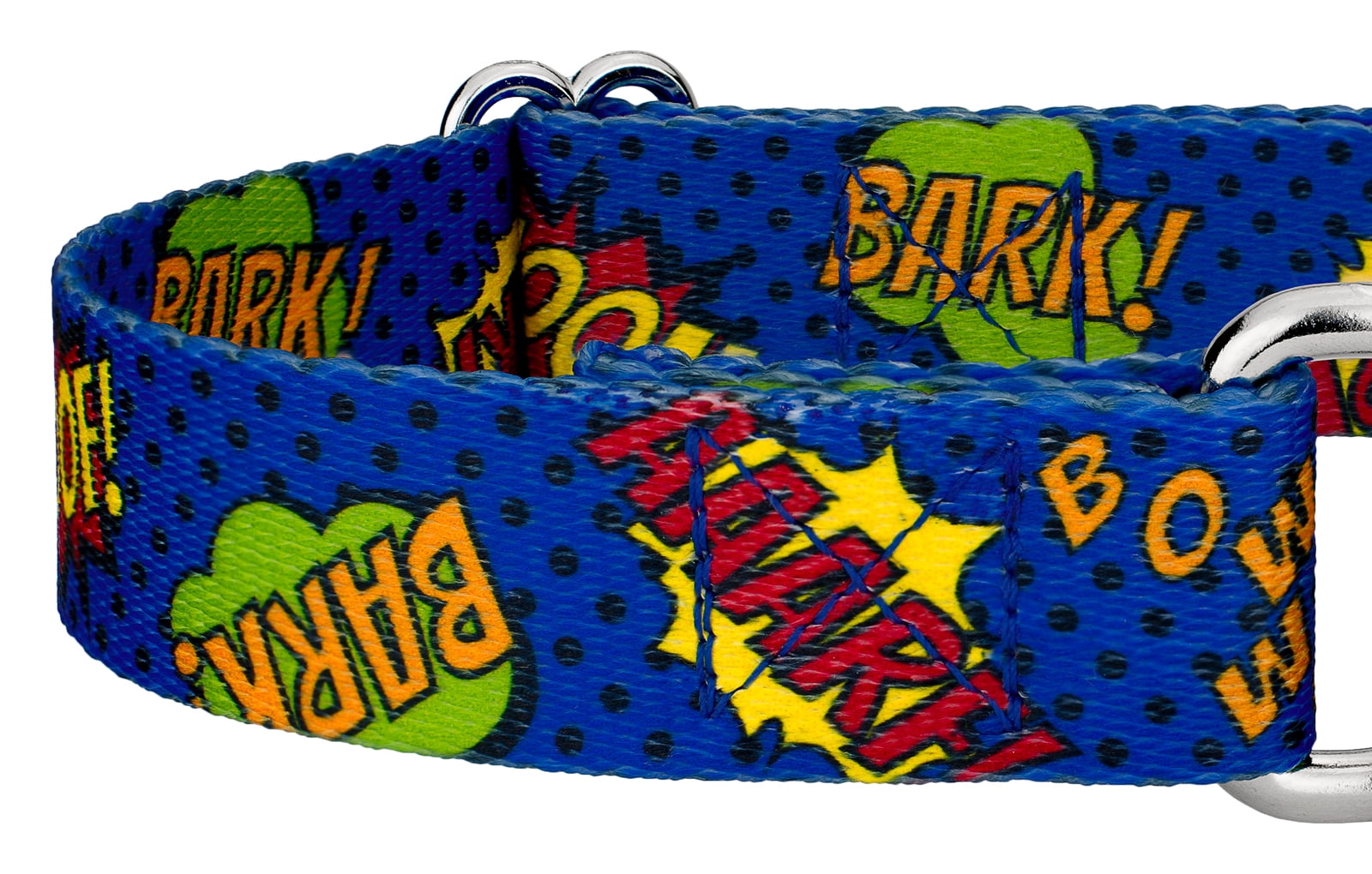 Country Brook Petz® Blue Super Dog Martingale Collar and Leash, Extra Large
