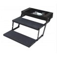 thumbnail image 4 of Lippert Components Entry Step 353543 Tread Lite; Double Electric Folding Steps; 24 Inch Width x 8-1/2 Inch Depth; 8-1/2 Inch Rise; Black Powder Coated Steel With Non-Slip Coating; With LED Lighting, 4 of 4