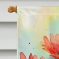 thumbnail image 4 of Gerbera Daisies in Watercolor House Flag 28 in x 40 in, 4 of 7