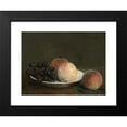 thumbnail image 2 of Henri Fantin-Latour 14x11 Black Modern Framed Museum Art Print Titled - Peaches and Grapes in a Porcelain Bowl (1871), 2 of 5