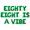 Green, variant on Letter Balloons - EIGHTY EIGHT IS A VIBE 16" Inch Alphabet Letters Foil Mylar Balloon 88th Birthday Party Banner (Gold)
