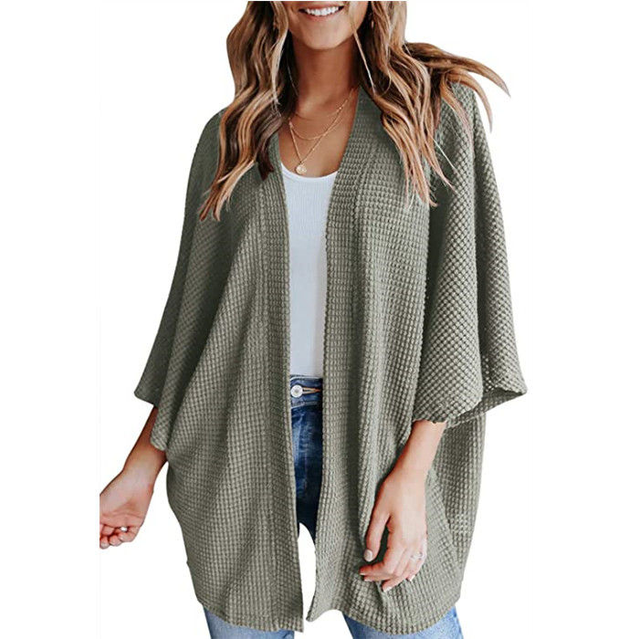 quarter sleeve cardigan
