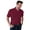 Burgundy, variant on BlueGeneration Mens Value Soft Touch Pique Polo - Light Blue Medium Solid