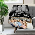 thumbnail image 3 of Custom Blanket Customized Blankets with Photos Personalized Picture Blankets Customizable Blanket Throw with Picture Upload Customized Gift for Man Women Couple Valentine 4 Sizes 4 Photo Collage, 3 of 6