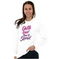 thumbnail image 4 of Shred Mode Motivational Gym Workout Women's Long Sleeve T Shirt Brisco Brands S, 4 of 6