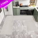 thumbnail image 5 of Juego de felpudos de lino, alfombra antideslizante para cocina, tapete de yute de 3 piezas para entradas de alto tráfico, protección de suelos de oficina (blanco), 5 of 9