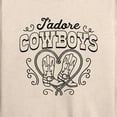 thumbnail image 3 of Instant Message - Jadore Cowboys - Women's Lightweight French Terry Long Sleeve Shirt, 3 of 6