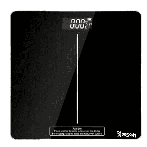 Báscula Bloosom Digital Corporales Personales Electrónica Baño 180kg Negro