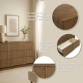 thumbnail image 3 of Teamson Home Potomac Modern 6-Drawer Wide Dresser with Deep Storage, Push-to-Open Design & Solid Wood Frame, 3 of 11