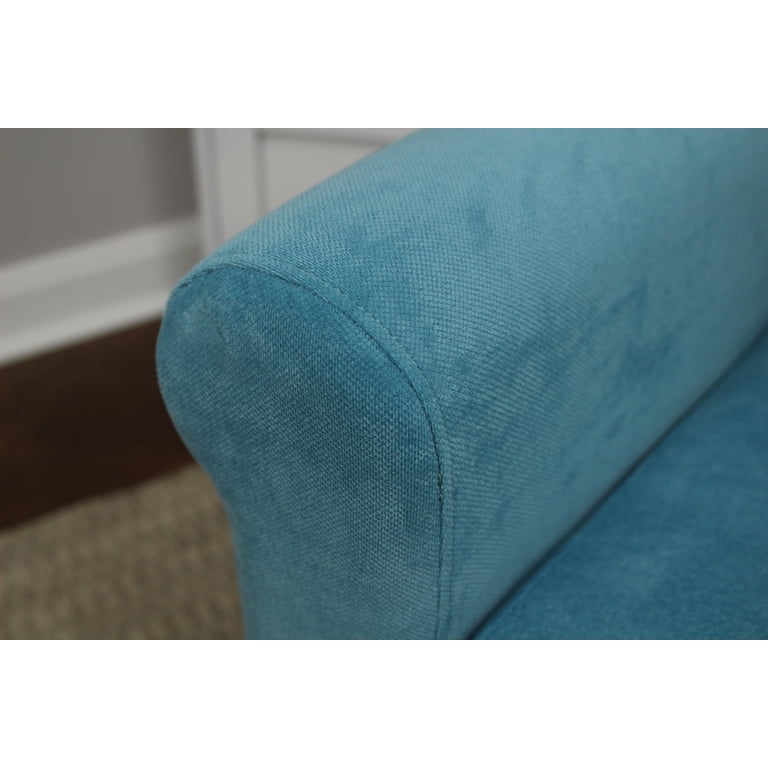 Fox Hill Trading Ellis Rolled Arm Lounge Chair, Teal photo 4