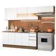 thumbnail image 2 of Cocina Integral 280cm Marrón/Marrón/Blanco Madesa 03, 2 of 5