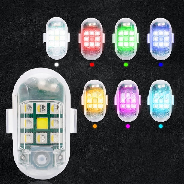 Luz de flash LED para motocicleta, automóvil eléctrico, luz de avión, luz trasera de bicicleta, luz piloto de modificación de automóvil