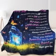 thumbnail image 3 of 18th Birthday Gifts Blanket for Her,18 Year Old Girl Birthday Gifts Blanket Butterflies Blanket 18th Birthday Decorations for Girl Daughter Sister 50"x60", 3 of 6