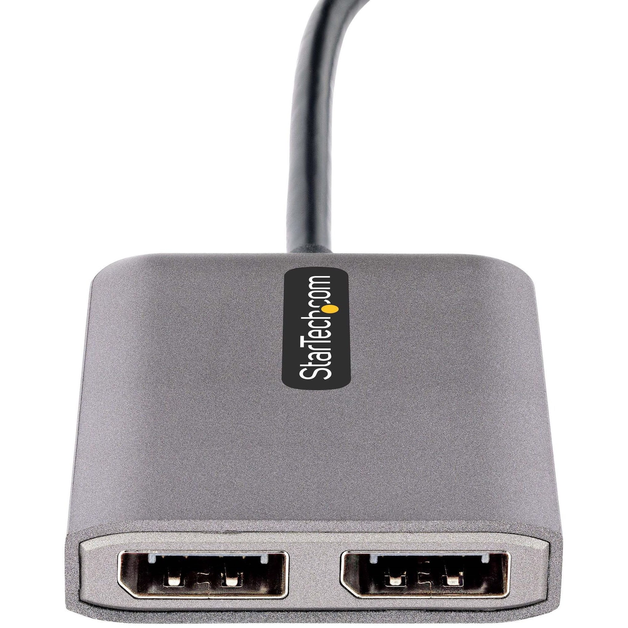 分配器・切替器 StarTech MST Hub USB-C to 2x DisplayPort 3-Port USB-C Multi-Monitor Adapter, USB Type-C to 3x