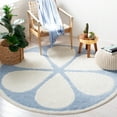 thumbnail image 2 of SAFAVIEH Vermont Winston Floral Area Rug, Ivory/Light Blue, 6' x 6' Round, 2 of 5