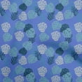 thumbnail image 1 of oneOone Velvet Blue Fabric Tropical Sewing Craft Projects Fabric Prints By Yard 58 Inch Wide, 1 of 5