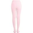 thumbnail image 3 of ORUYROP Women's Solid Colored Opaque Microfiber Footed Tights, 3 of 7
