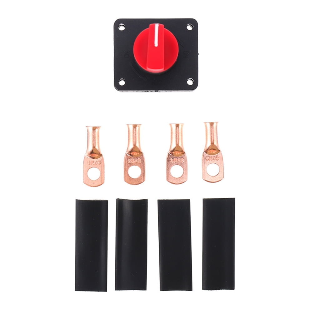 Rotary Battery Disconnect Isolator Power Kill Cut Off Switch for Car Boat RV