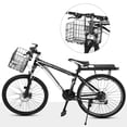 thumbnail image 4 of Graflsoa Steel Foldable Bike Basket with Waterproof Liner, Black, for Handlebar or Rear Rack Mounting, 4 of 6