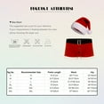 thumbnail image 6 of ZDHOOR Mens Santa Claus Costume Christmas Flannel Boxer Shorts Red-E 3XL, 6 of 6