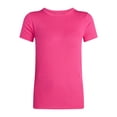 thumbnail image 6 of Time and Tru Women's Ribbed Tee with Short Sleeves, Sizes XS-XXXL, 6 of 6