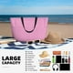 thumbnail image 5 of Disketp Pink Bolsa de Playa de Gran Capacidad, Bolso Impermeable y a Prueba de Arena para Mujer, Ideal para Playa, Piscina y Natación, 5 of 7