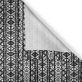 thumbnail image 5 of Ambesonne Western Grommet Curtain, Boho Aztec Style, 50" x 120", Black Grey, 5 of 6