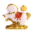 thumbnail image 1 of Estatua de caballo, figura de Feng Shui chino, decoración de mesa de resina, animal en miniatura A, 1 of 8
