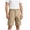 Khaki, variant on Zshosam Workout Shorts Men Big and Tall Mens Shorts Casual Sports with Elastic Waist Zipper Pockets (Grey,M)