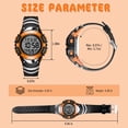 thumbnail image 4 of Digital Sports Watch for Age 4-15 Waterproof Watches with Alarm Stopwatch Birthday Chriatmas Gift for Age 4-15, 4 of 7