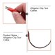 thumbnail image 4 of 2 Pcs Red Black Banana Plugs to Alligator Clips Probe Test Cable 1M, 4 of 5
