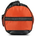 thumbnail image 3 of Holloway Sportswear OS Rivalry Duffel Bag Orange/Black 229431, 3 of 5