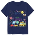 thumbnail image 4 of Girls Shirts Short Sleeve Lapel Collar Solid Color Tops Lace Trim Back to School Elegant Casual Shirt for Girls Size 11-12Y, 4 of 4