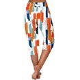 thumbnail image 5 of Pantalones Casuales de las Mujeres Imprimidos Leggings Pantalones Recortados, Pantalones Elásticos Cómodos para el Día Y el Deporte, 5 of 5