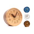 thumbnail image 1 of Reloj analógico de sobremesa Driini de madera de pino de 11 cm, 1 of 7