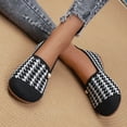 thumbnail image 5 of AUDeals Women Slip On Sneakers, Wide Toe Box Flat Shoes, Breathable Knit Walking Shoes with Arch Support and All Day Comfort (Black, 7.5), 5 of 5