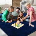 thumbnail image 2 of Shag Area Rugs for Bedroom Living Room,Ultra Soft Fluffy Area Rugs for Dorm,Indoor Carpet Nursery Rugs for Kids Girls Room Home Decor (Blue, 9X12 Feet), 2 of 16