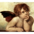 thumbnail image 2 of CafePress - The Sistine Madonna (2Nd Deta Throw Blanket - Soft Fleece Throw Blanket, 50"x60" for All Ages, 2 of 2
