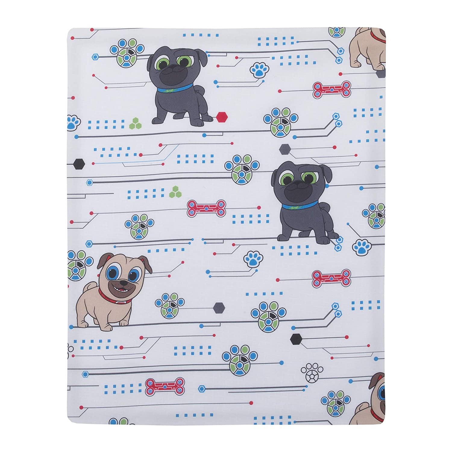 Disney Puppy Dog Pals 4 Piece Toddler Bedding Set - Puppy Pal Fun