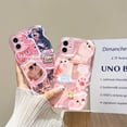 thumbnail image 4 of Redmi A1 12C Note 12 11 10 9 Pro 10C 12 4G 10 9A 9T 9C Xiaomi Lite Poco X3 3D Wave Pink Kitten Ilustración Transparente Funda De Teléfono Protección Suave Cubierta Trasera, 4 of 4