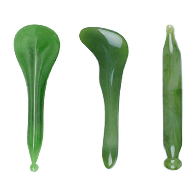 lionlar Gua Sha Scraping Tools Natural Resin Scraper Massage Combs for Body Anti-Wrinkle 3Pcs Set