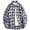 Navy, variant on Plaid Long Sleeve Shirts For Mens Button Down Lapel Collar Relaxed Fit Shirts Casual Classic Lightweight Coat Coffee XL