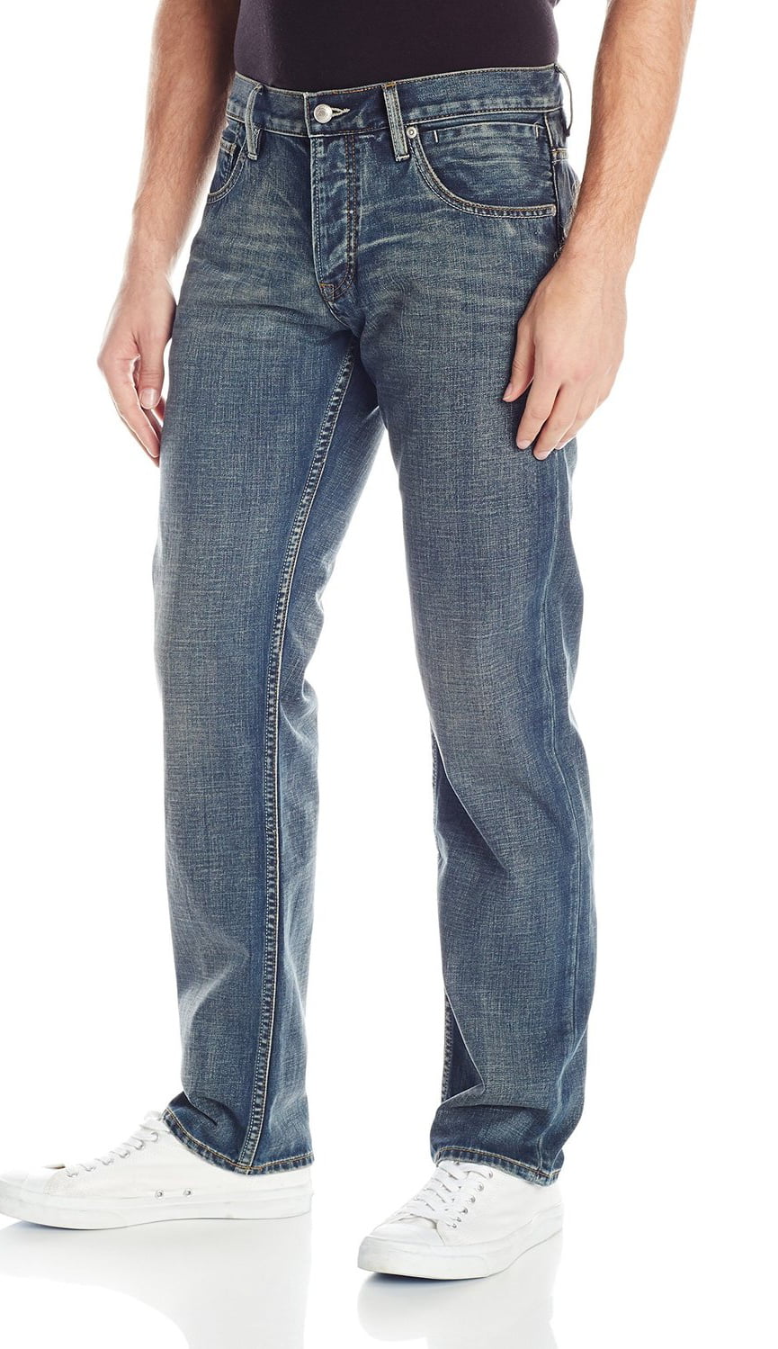 Quiksilver Men's Sequel Vintage Cracked Denim Jeans-Vintage Cracked ...