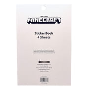 Minecraft Sticker Book with Puffy Stickers 4 Sheets