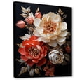 thumbnail image 2 of Designart "Peonies Bursting With Color V" Peonies Floater Framed Canvas Wall Art, 2 of 5