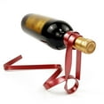 thumbnail image 3 of Miangastore Red Metal Wine Rack for Home Decor and Storage Use Ribbon Style 7.5 Inches, 3 of 8