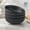 Black, variant on Mesa 30oz Stoneware Pasta Bowls Set of 4 - Oatmeal Matte Linen White, Wide Shallow Salad and Serving Bowls, Microwave and Dishwasher Safe, Soup and Dinner Kitchen Bowls