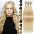 thumbnail image 2 of SEGO Micro Loop Real Thick Human Hair Extensions 100 Strands Invisible Micro Ring Beads Remy Thick Hair, 2 of 8