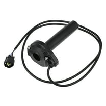 Unique Bargains 7/8" 22mm Electric Throttle Grip CNC Aluminum Quick Twist with Throttle Cable kit for Sur-Ron Light Bee X for Segway X160 X260 Dirt Bike for E-Ride Pro S Black